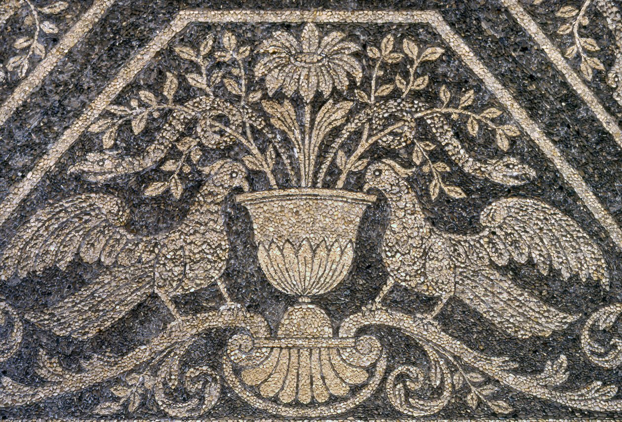 Mosaic and Wall Decorations, Nymphaeum at Villa Litta Visconti Borromeo Arese, Lainate, Lombardy, Italy by Unknown