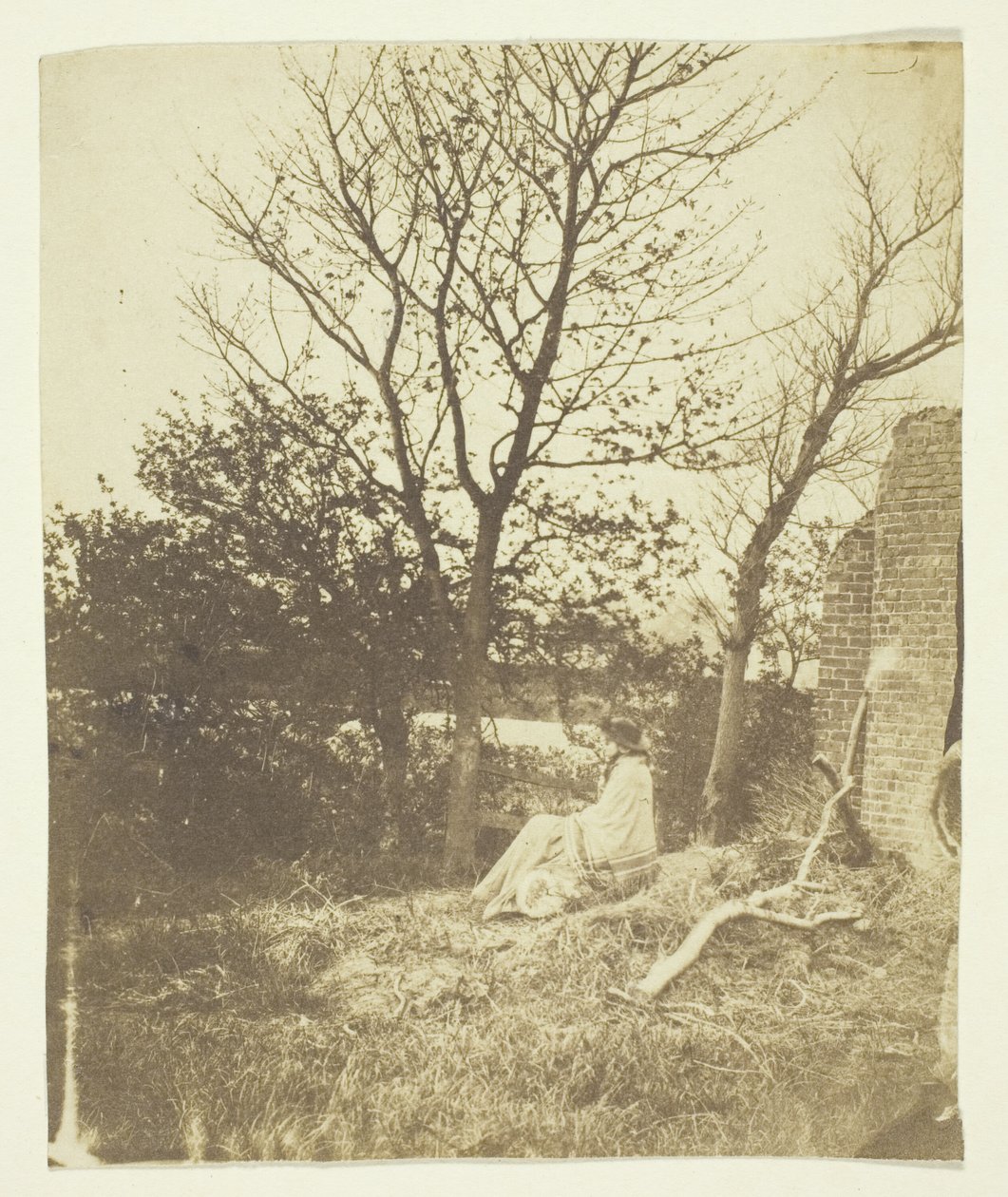 Mrs. Craik Seated Outdoors by Unknown