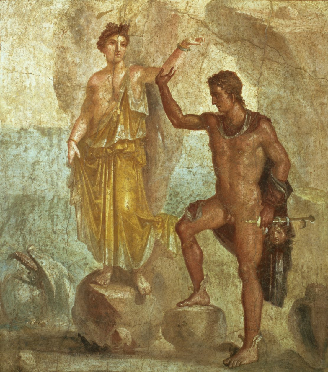 Perseus Freeing Andromeda, from the House of Castor and Pollux, Pompeii, 4th Decorative Style, c.50-79 AD by Unknown