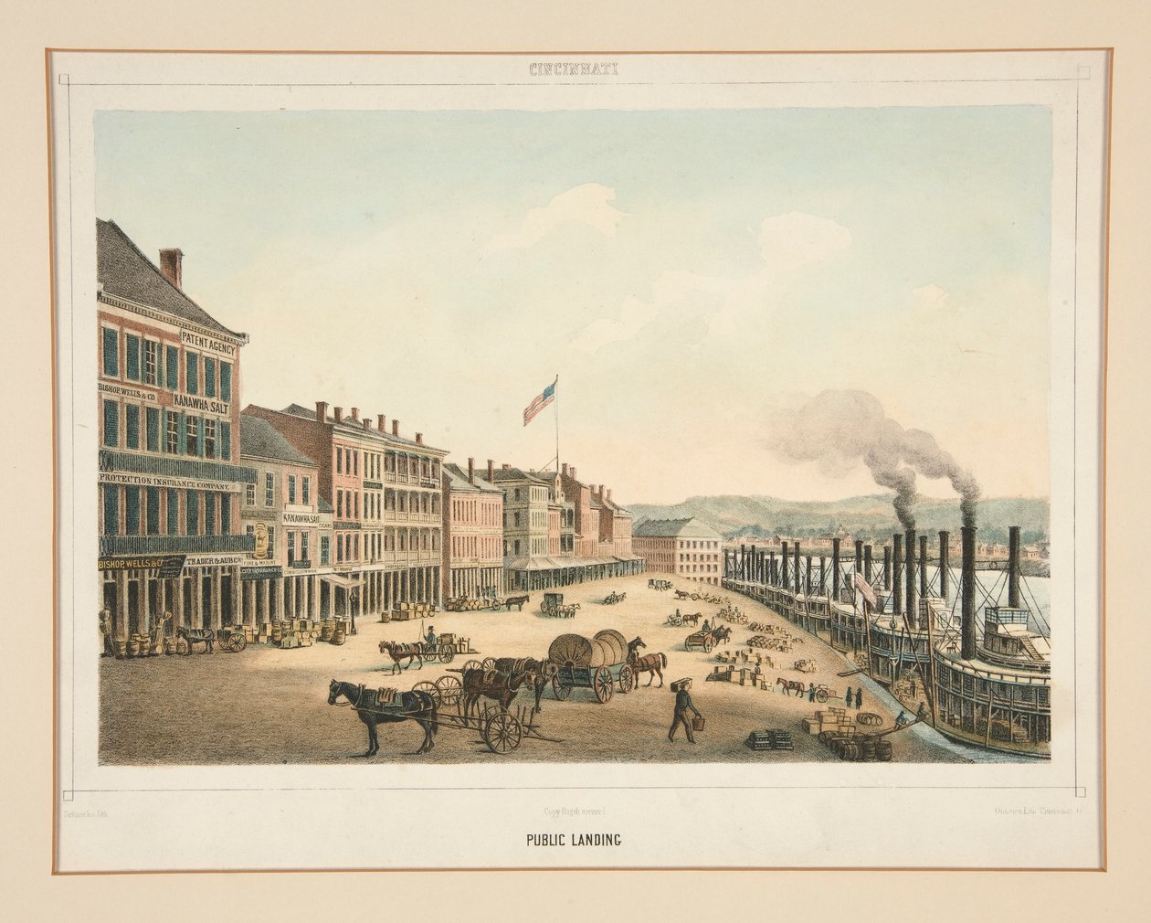 Public Landing, Cincinnati by Unknown