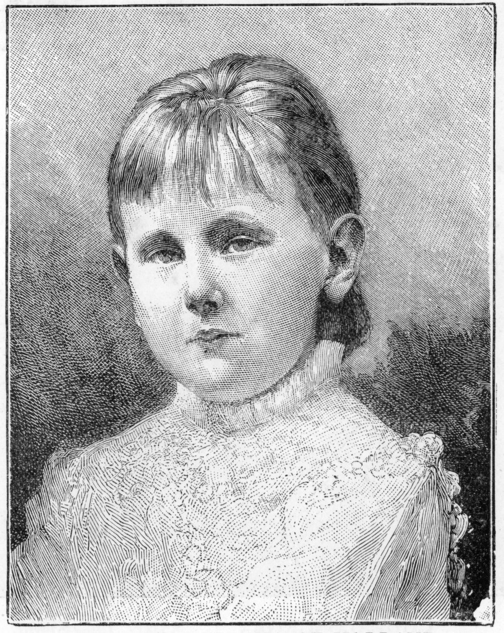 Queen Wilhelmina of Holland, 1893 by Unknown