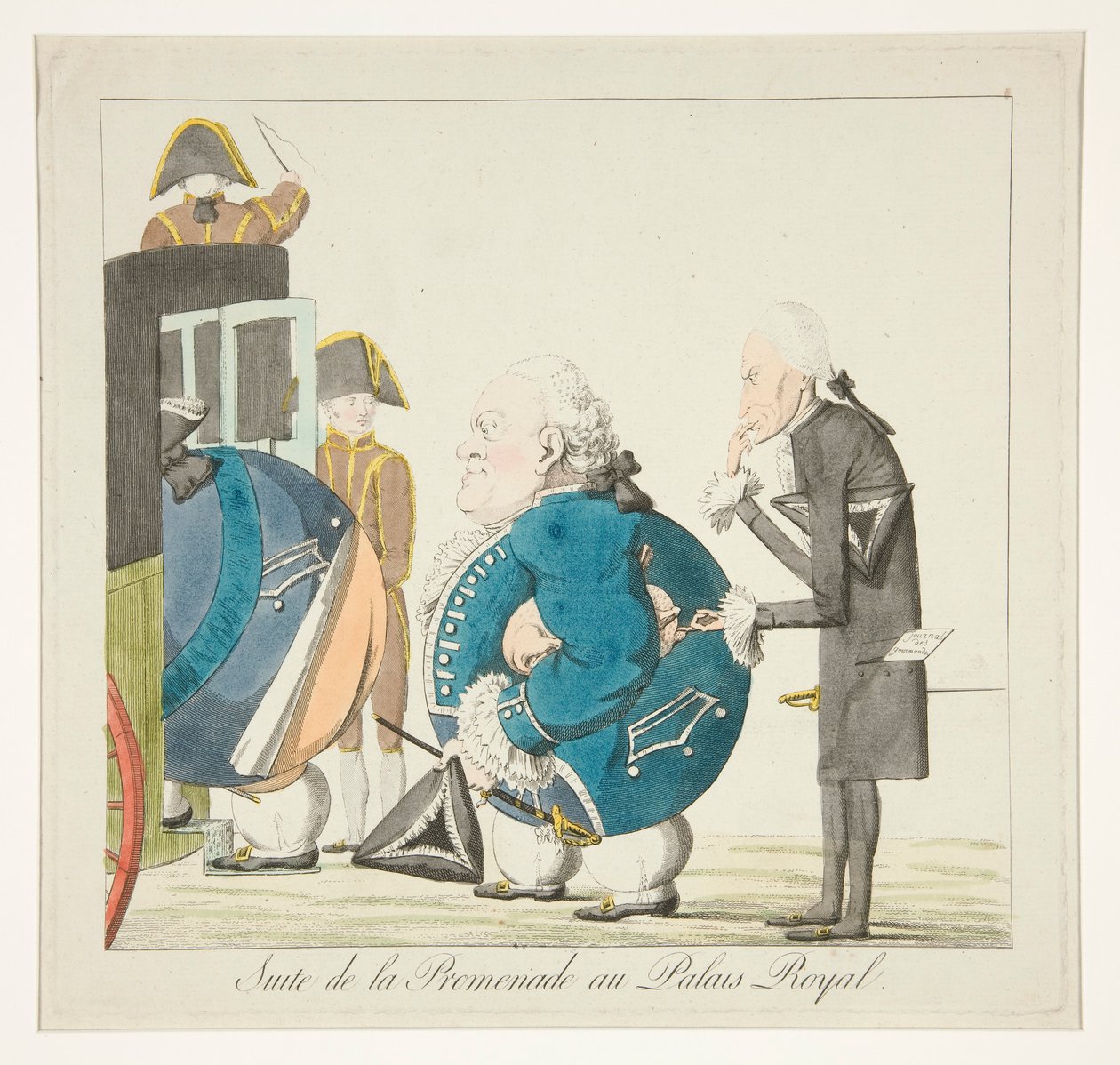 Following the Promenade at the Palais-Royal by Unknown