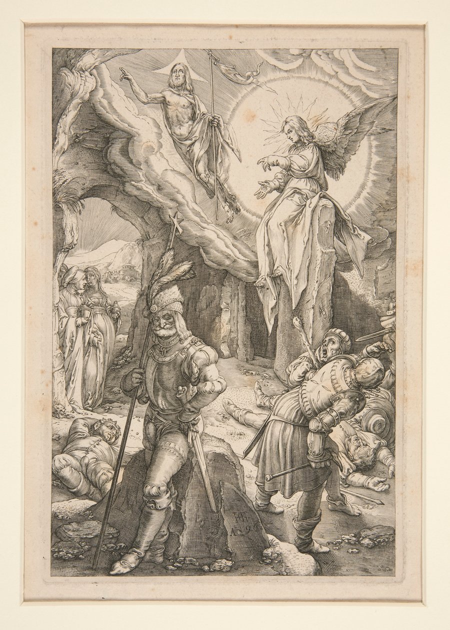 The Resurrection (detail) by Unknown