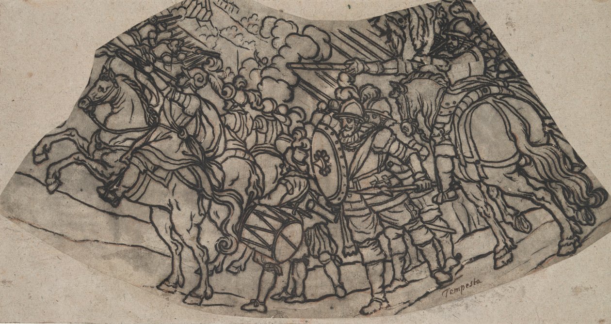Warriors on Horseback by Unknown