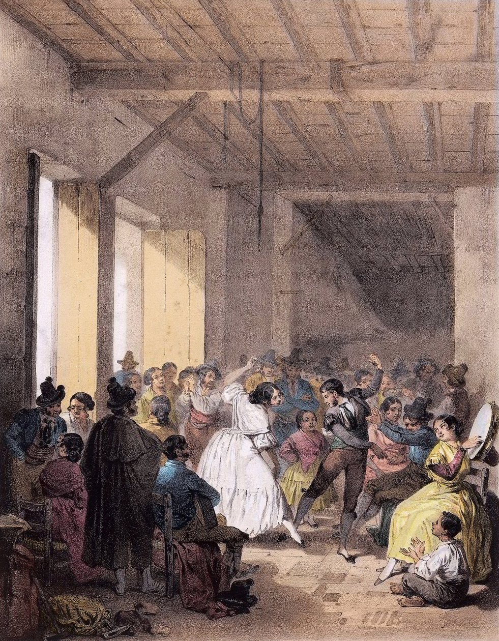 19th Century Bohemian Ball - Dance of the Gypsies in the 19th Century by Unknown artist