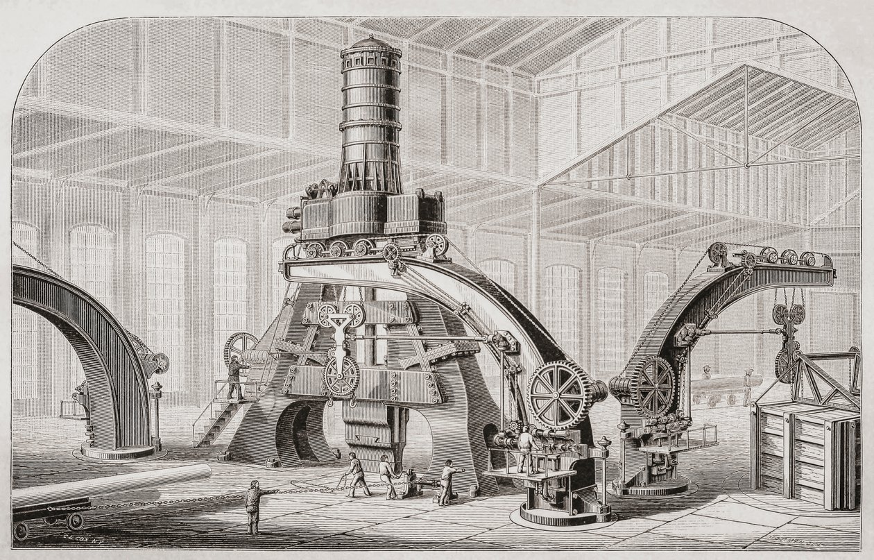 19th Century Steam Hammer, or Drop Hammer by Unknown artist