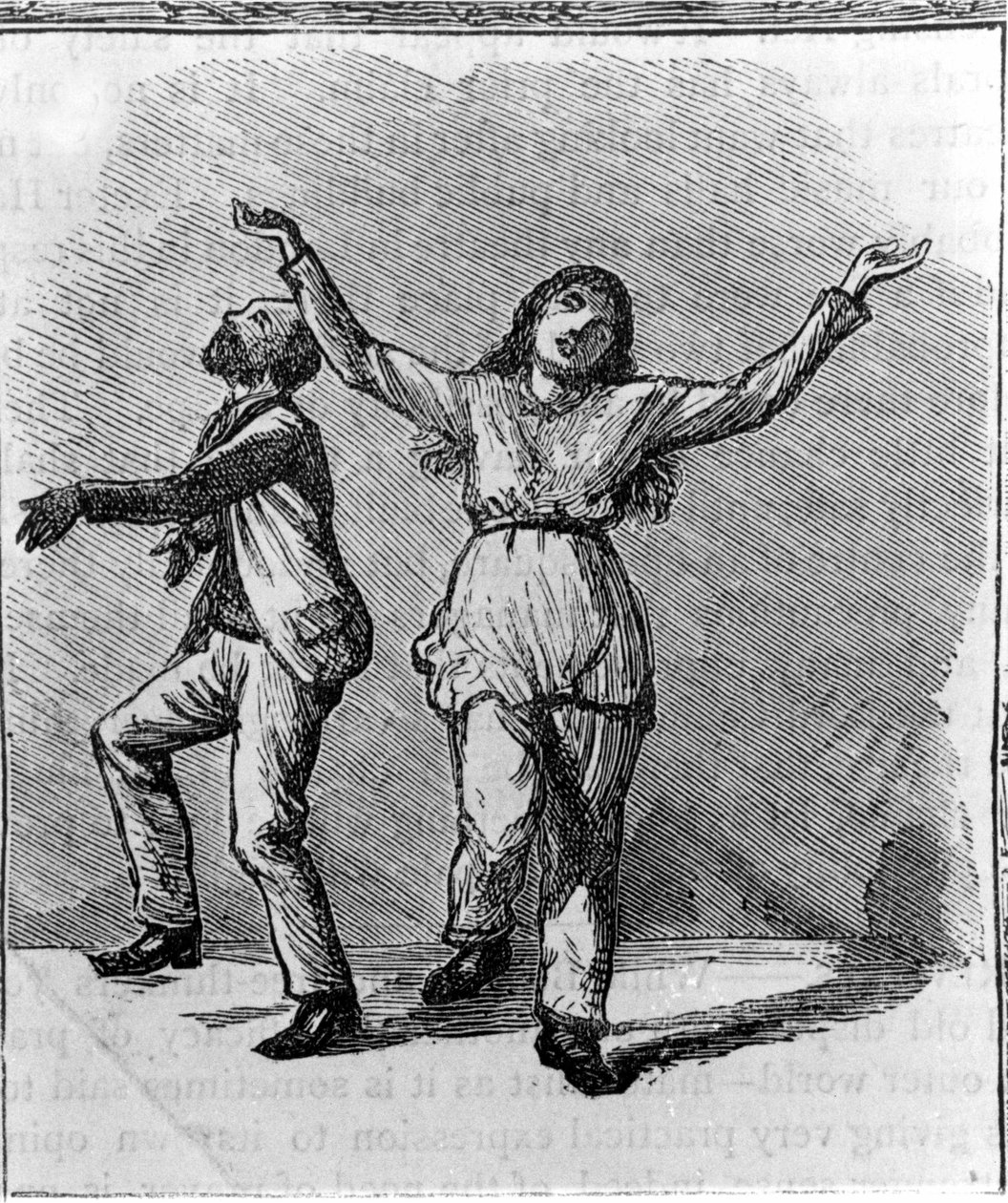 A couple of Shakers dancing by Unknown artist