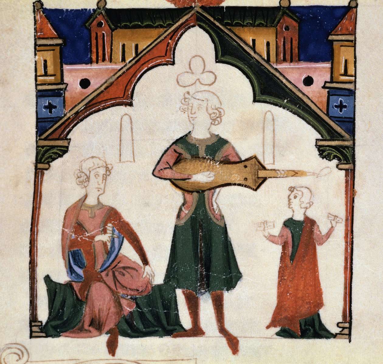 A group of poets and musicians by Unknown artist