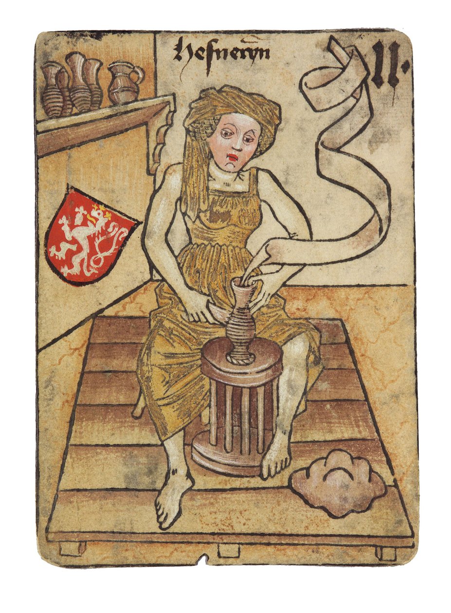 A Potter. The Ambras Castle Hofaemterspiel (Court-office Game) by Unknown artist