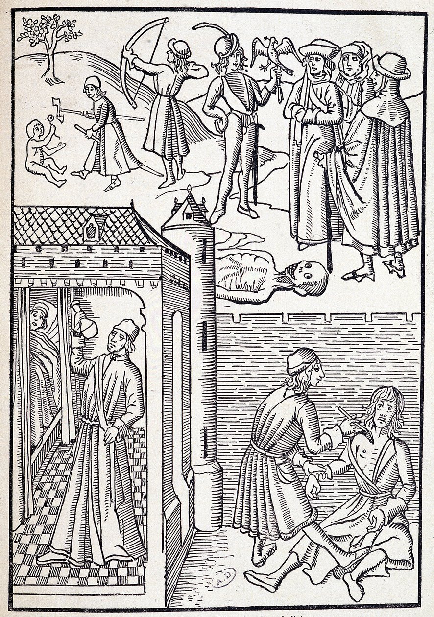 A urologist and surgeon in the 15th century by Unknown artist