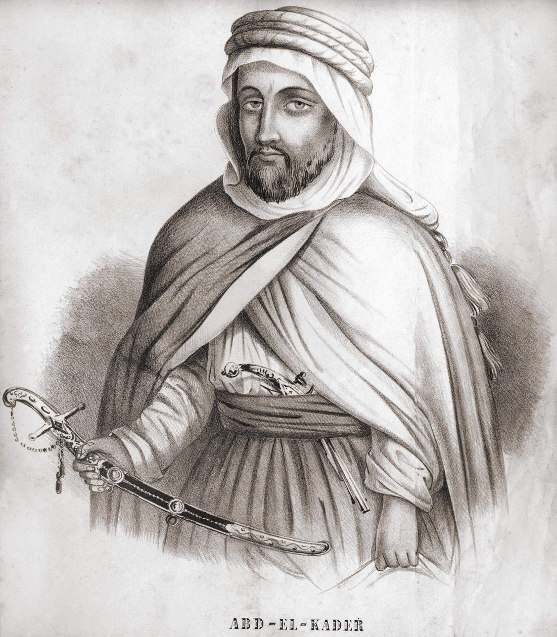 Abd el Kader, Arab emir of Algeria by Unknown artist