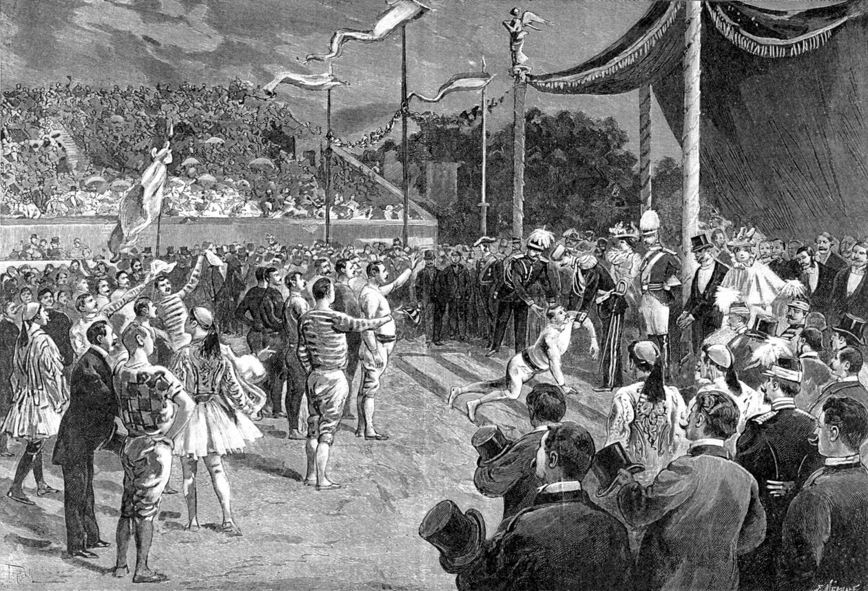About the Olympic Games: the marathon runner - in 