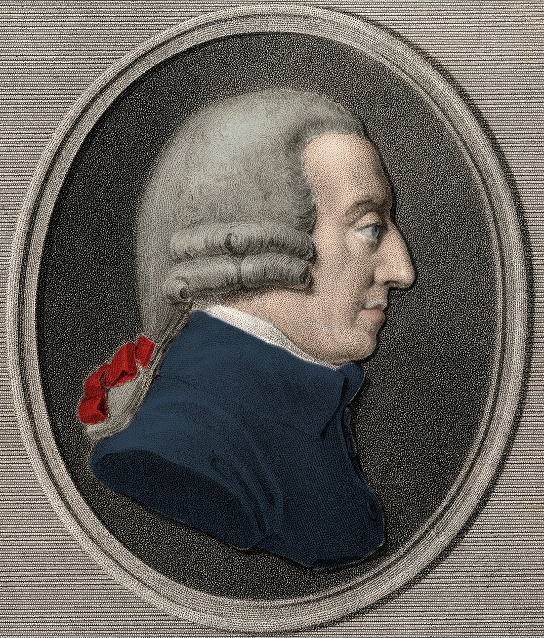 Adam Smith 1723-1790 - engraving - 19th century by Unknown artist