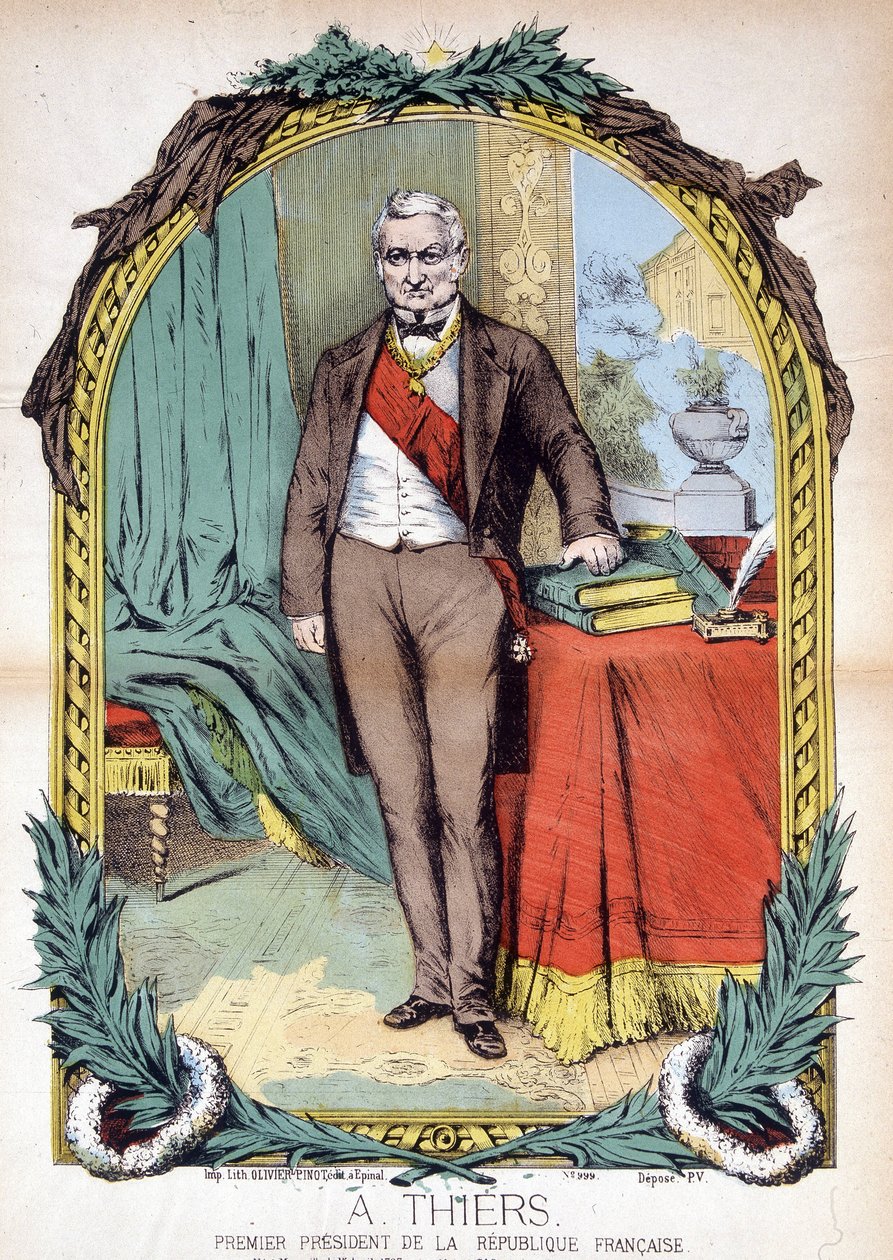 Adolphe Thiers (1797-1877), French Politician, Journalist and Historian by Unknown artist