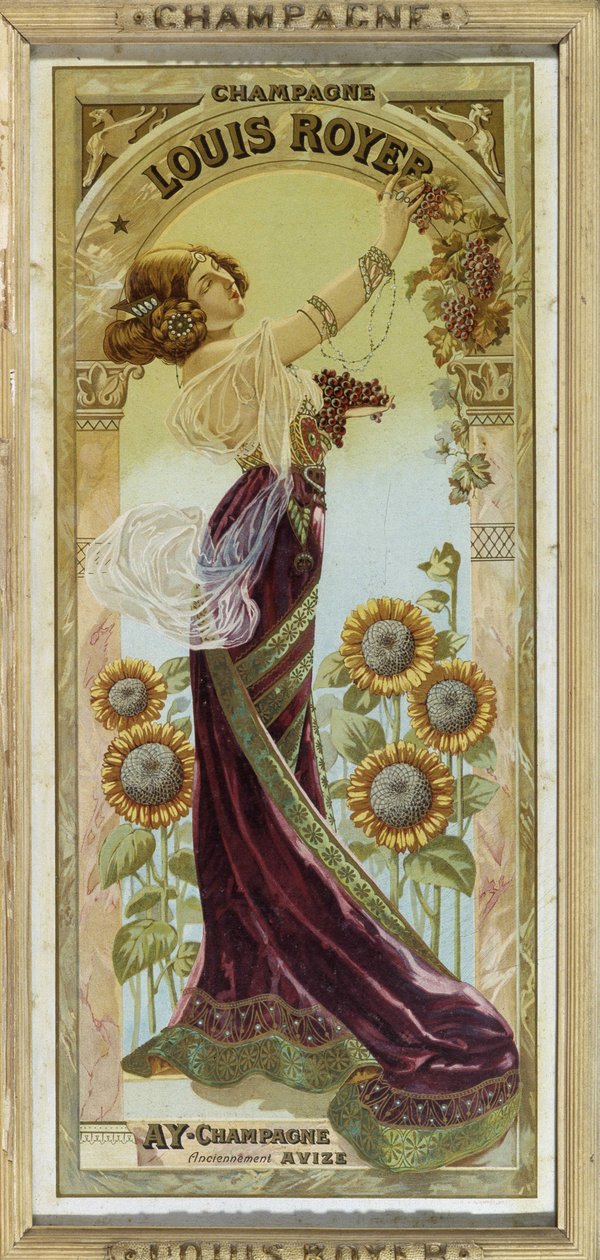 Advertising poster for Louis Royer champagne, late 19th century by Unknown artist