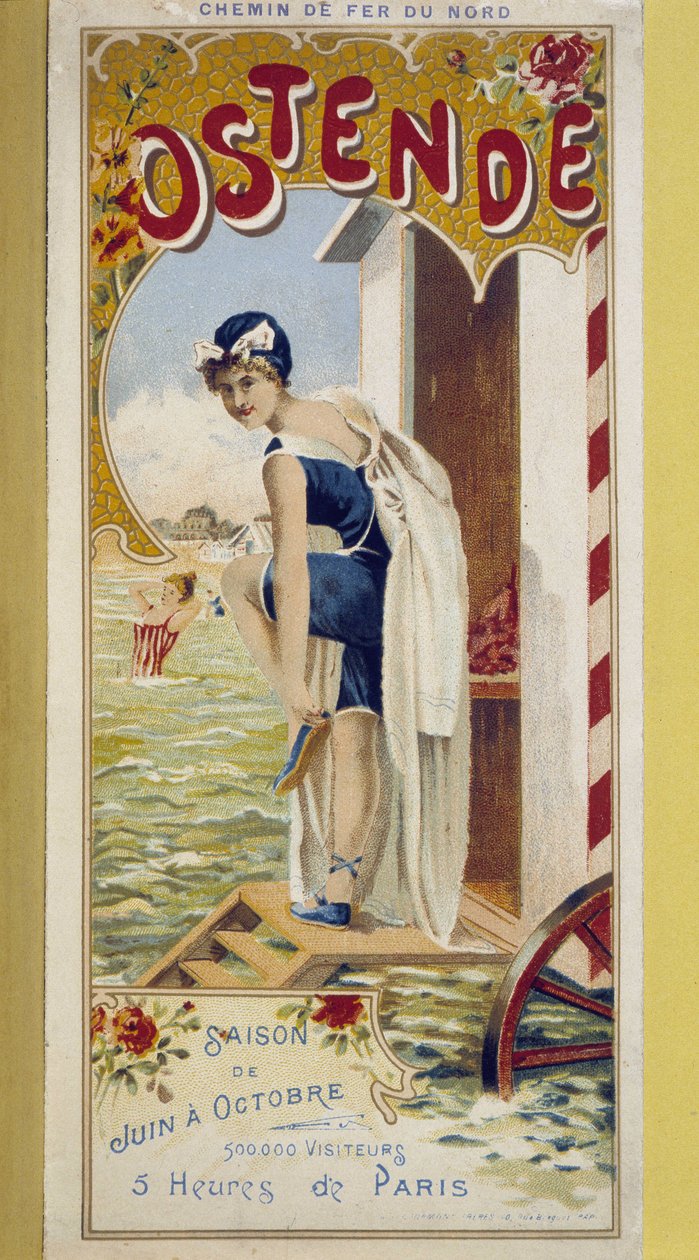Advertising poster for Ostend, late 19th century by Unknown artist