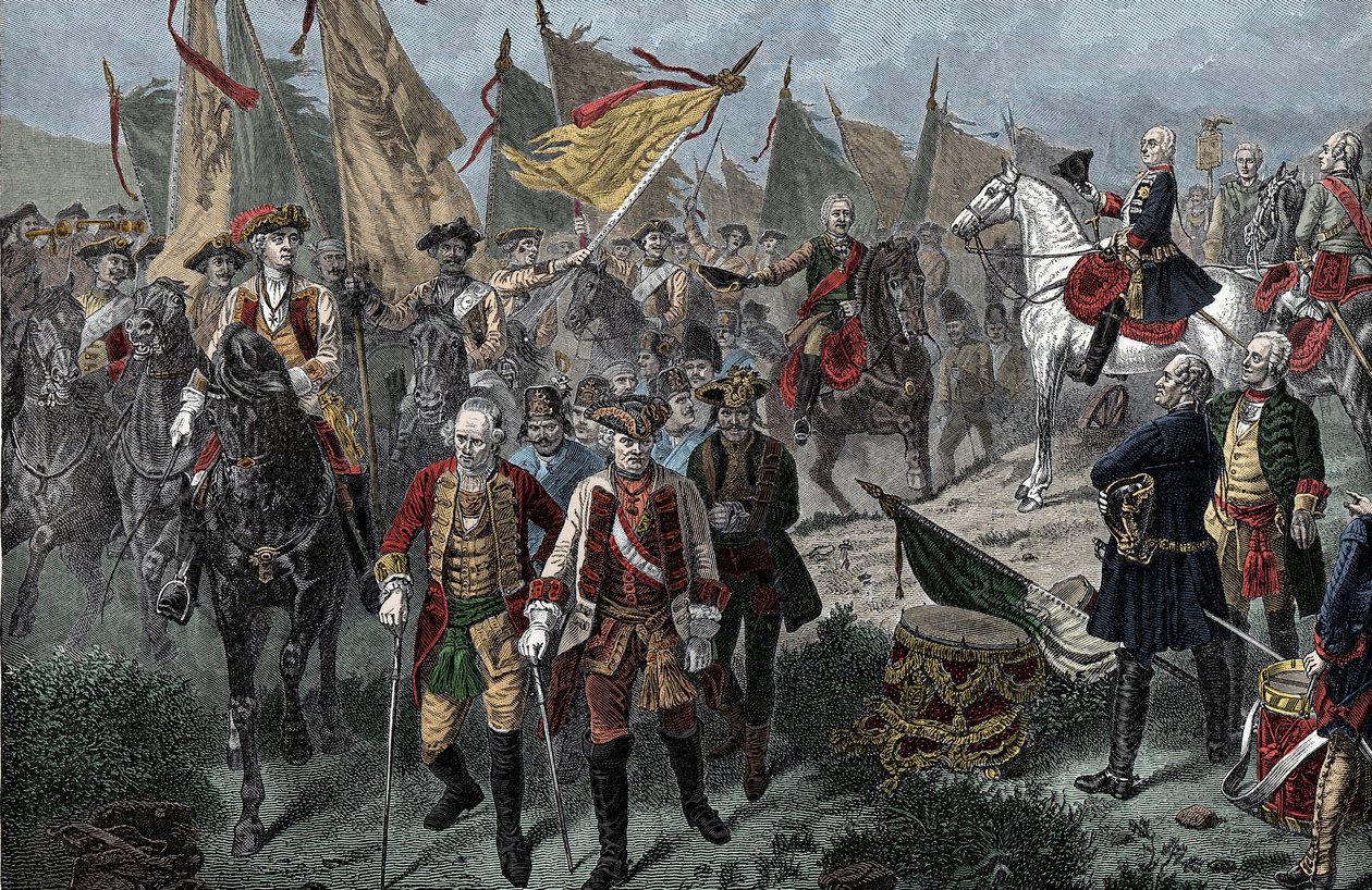 After the Battle of Hohenfriedberg by Unknown artist