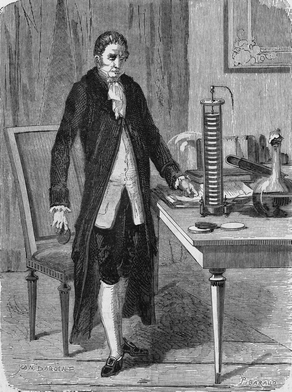 Alexander Volta built the electric motor (or battery) in December 1799. In 