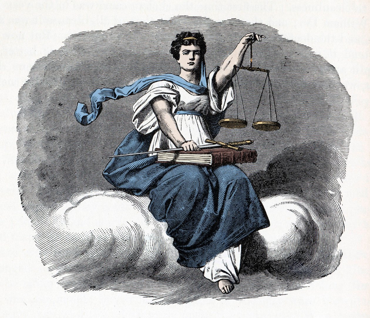 Allegory of Justice - 1882 by Unknown artist