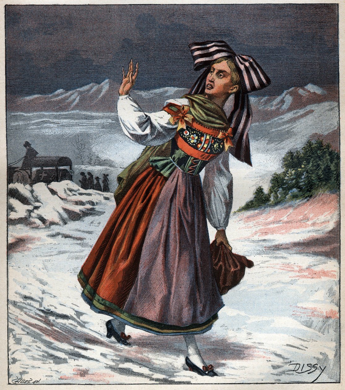 Alsatian Woman in Regional Costume by Unknown artist