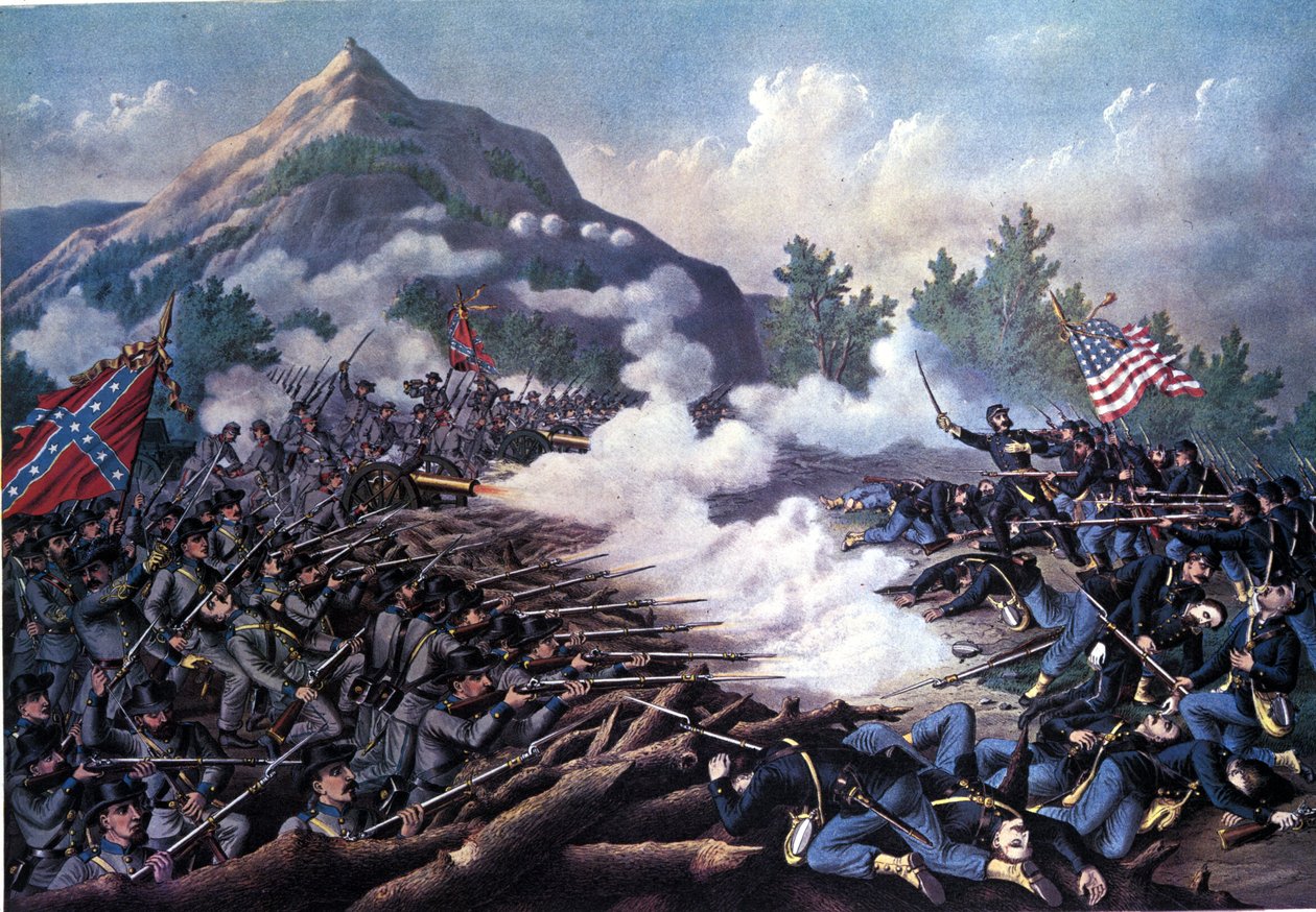 American Civil War (1861-1865): Battle of Kennesaw Mountain (Georgia) June 27 by Unknown artist