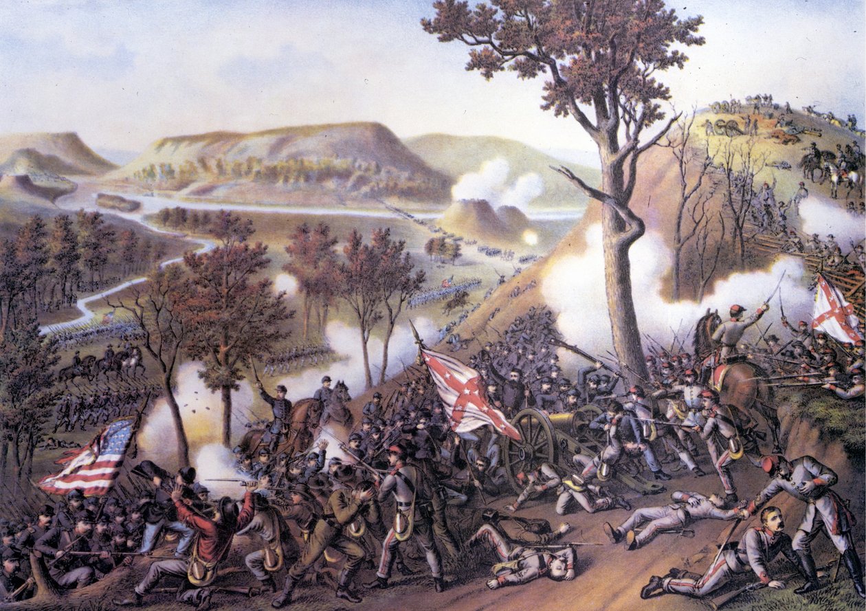 American Civil War (1861-1865): Siege of Missionary Ridge, November 25 by Unknown artist
