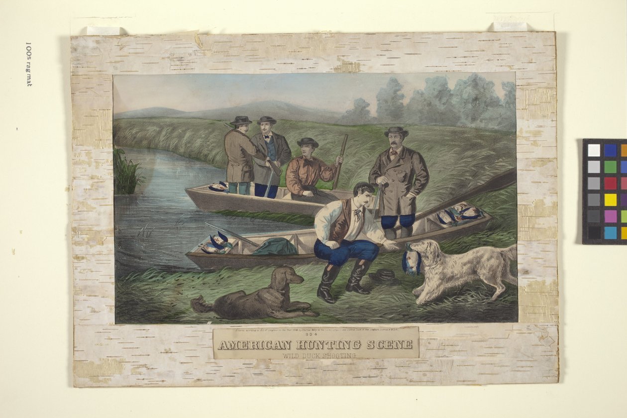 American Hunting Scene by Unknown artist