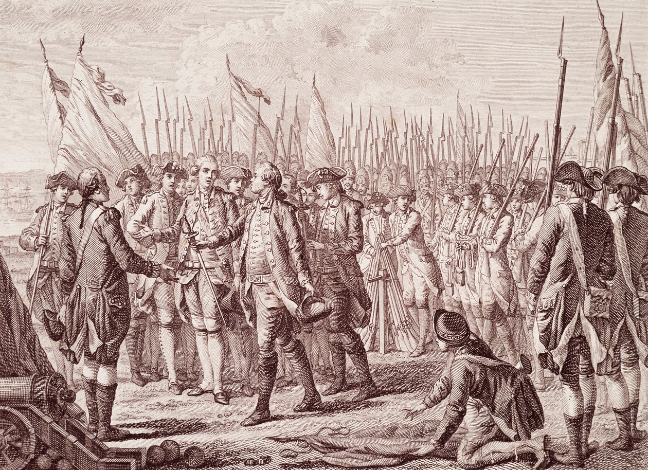 American Revolutionary War: The surrender of Lord Cornwallis by Unknown artist