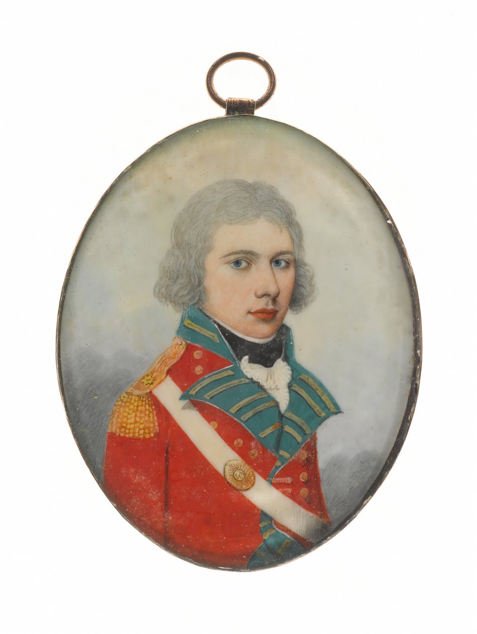 An Officer of the 36th (Herefordshire) Regiment, Possibly Ensign William Tunstall by Unknown artist