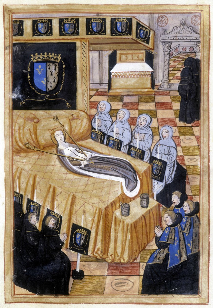Anne of Brittany on Her Deathbed (1514) by Unknown artist