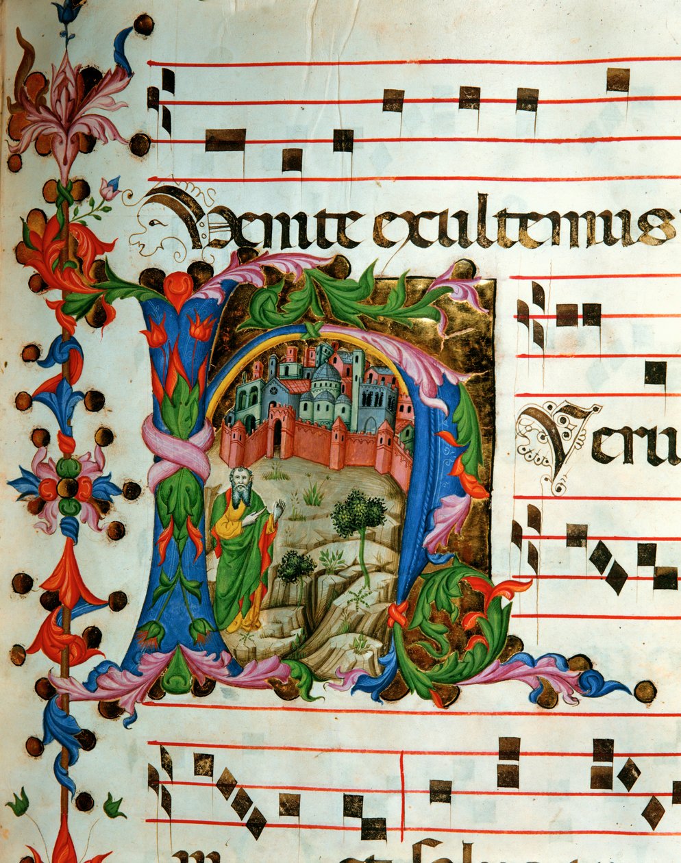 Antiphonary in Note 5, a Book Containing Chants for Mass by Unknown Artist