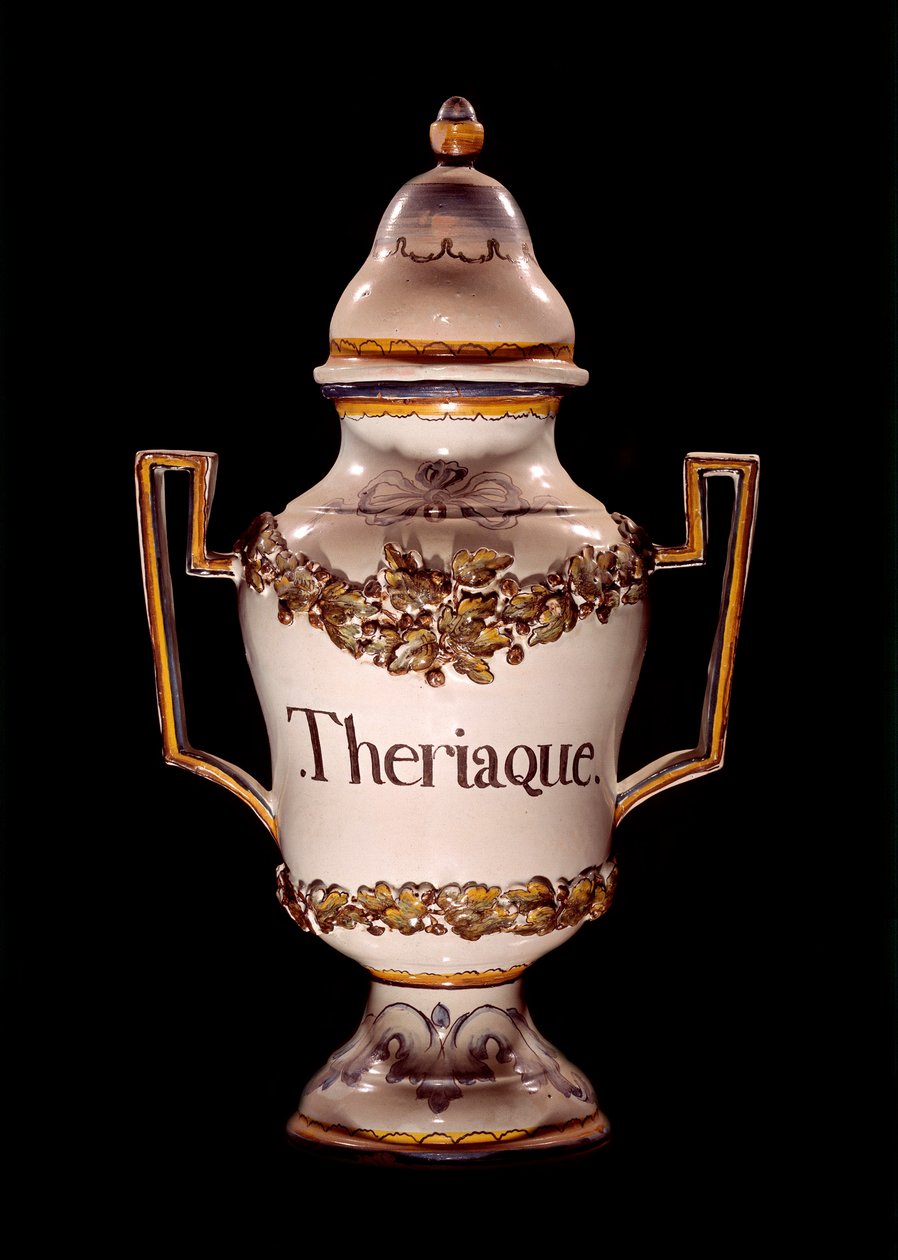 Apothecary Pot Containing Theriac by Unknown artist