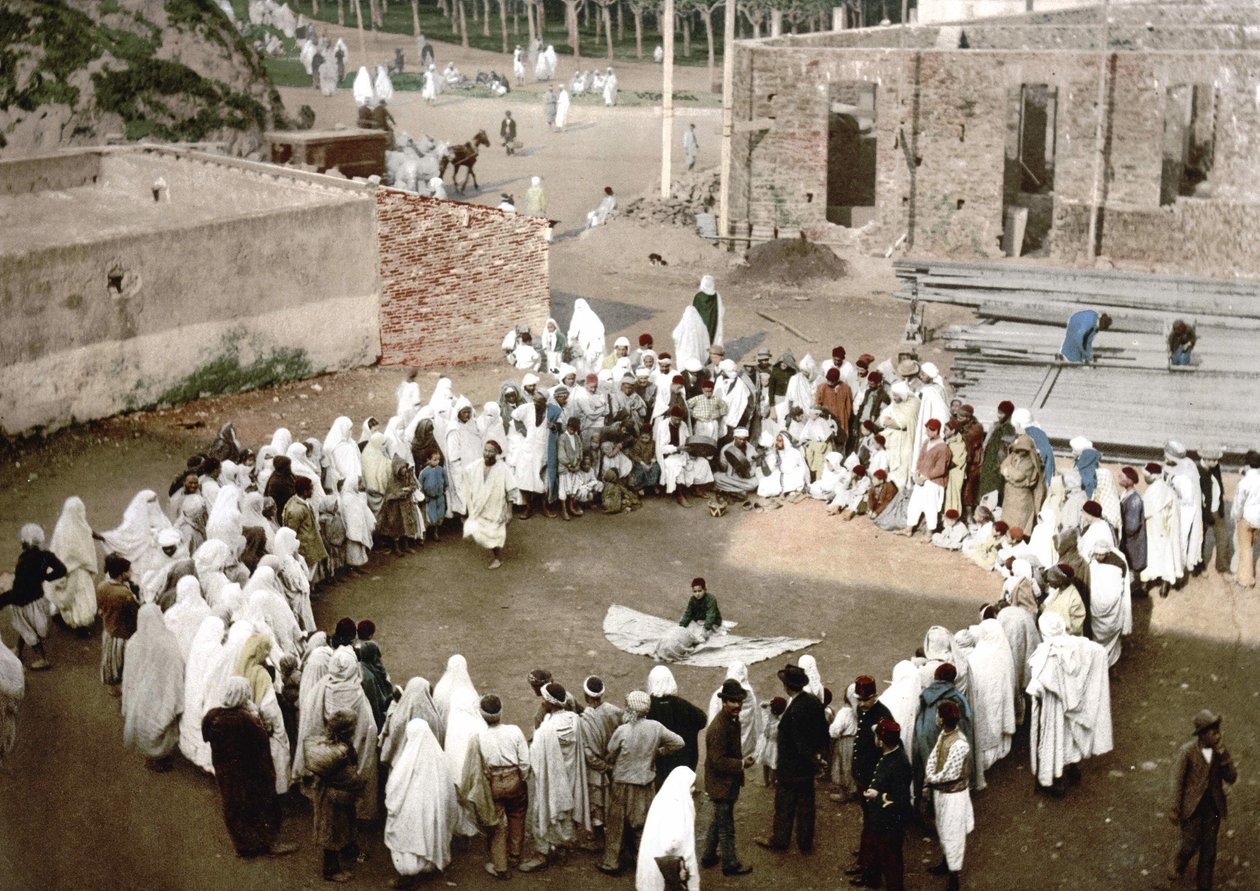 Arab jugglers in Algiers by Unknown artist