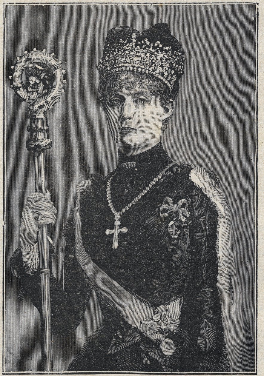 Archduchess Margarethe Klementine of Austria - engraving of 1892 by Unknown artist