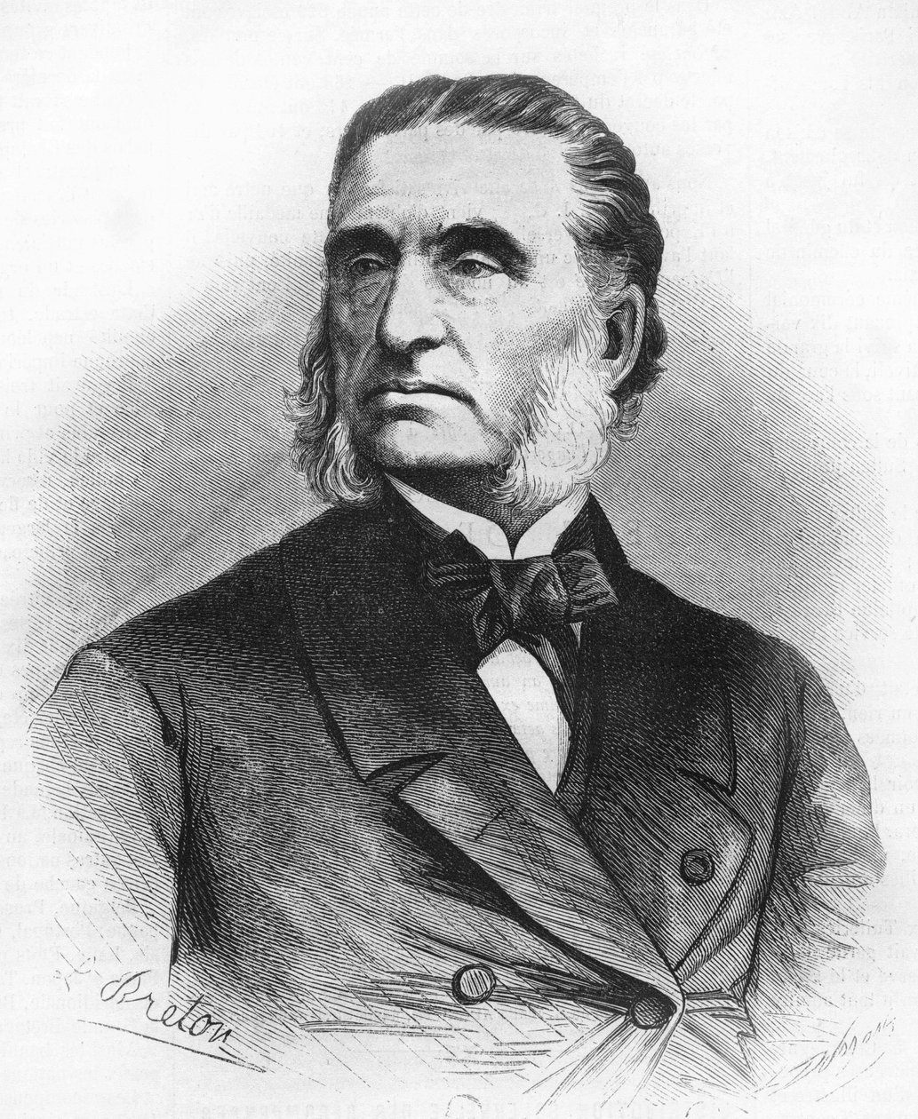 Armand Trousseau (1801-1867), French physician. by Unknown artist