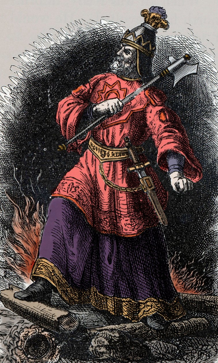 Attila the Hun - Attila (395-453) King of the Huns by Unknown artist