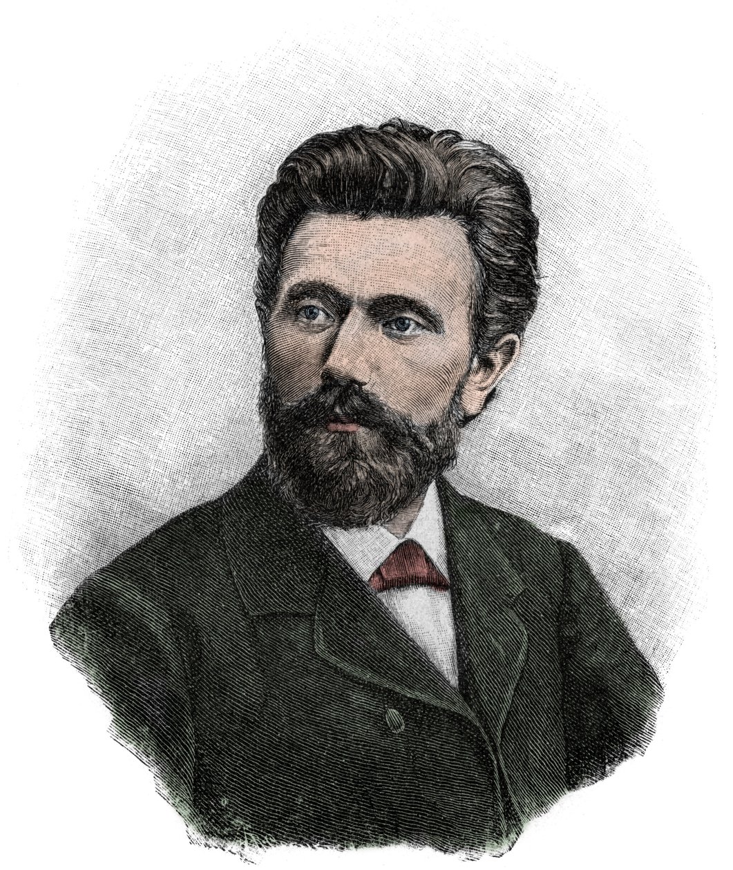 August Bebel (1840-1913), German Marxist politician and writer - Portrait of August Bebel (1840-1913), German politician by Unknown artist
