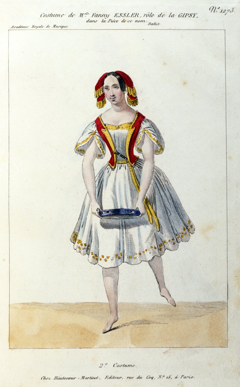 Austrian Dancer Fanny Elssler in the Ballet 