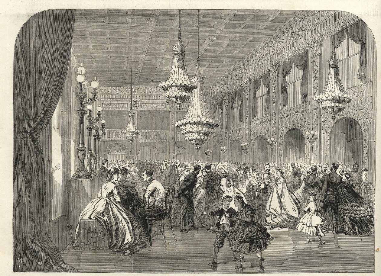 Baden Baden (Baden-Baden), Germany - Inside the Conversation Room - 1867 by Unknown artist