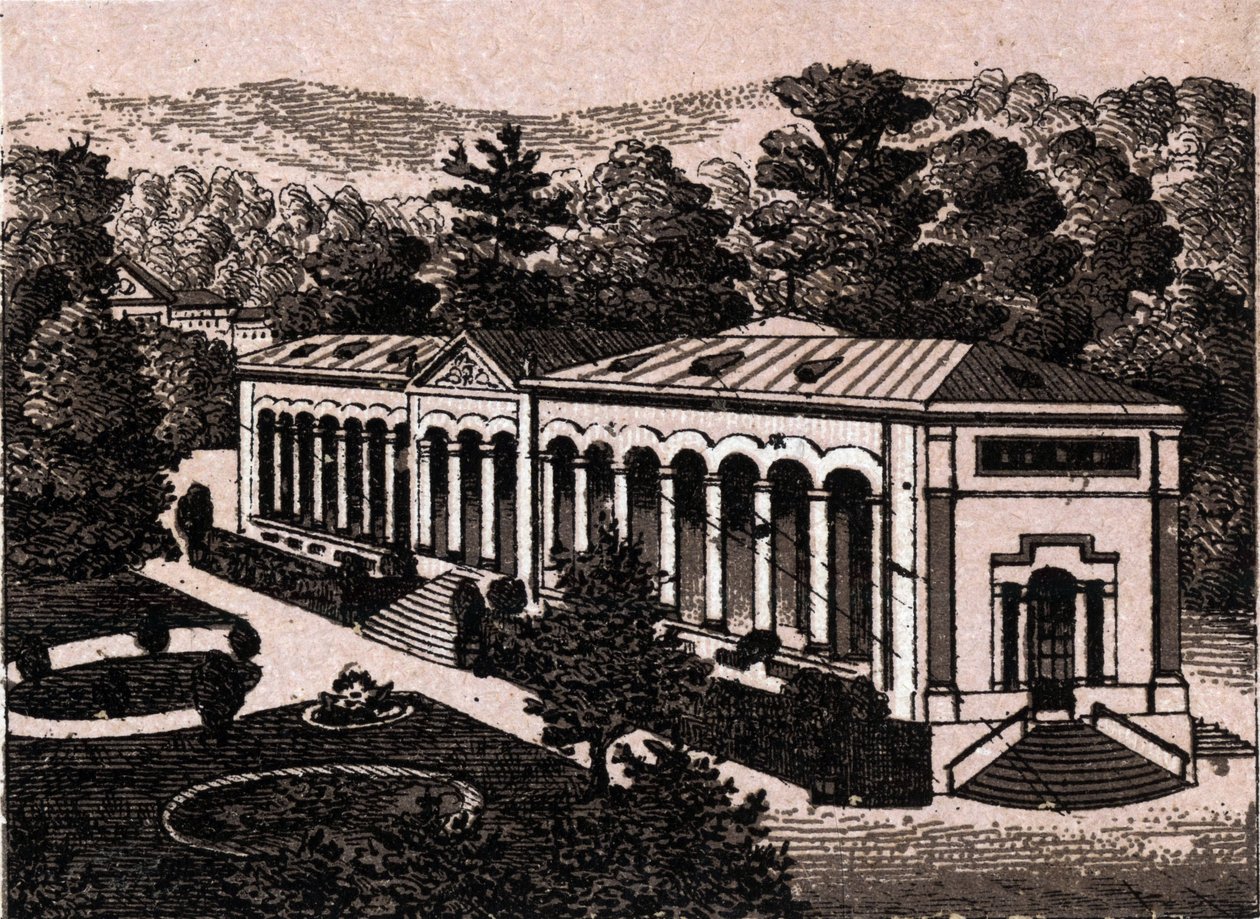 Baden Baden, Germany: view of the Colonnade by Unknown artist