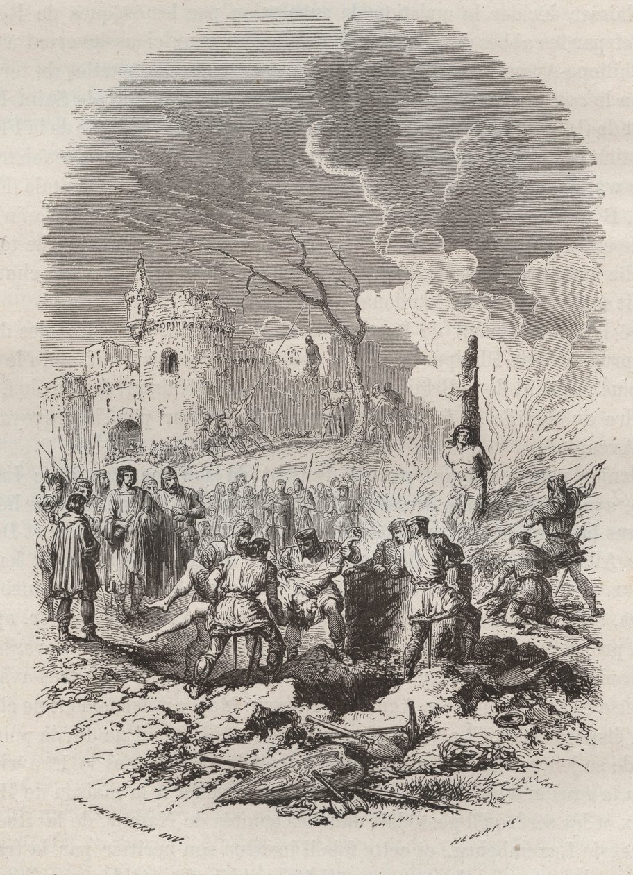 Baldwin V, Count of Flanders re-establishing the police in its states