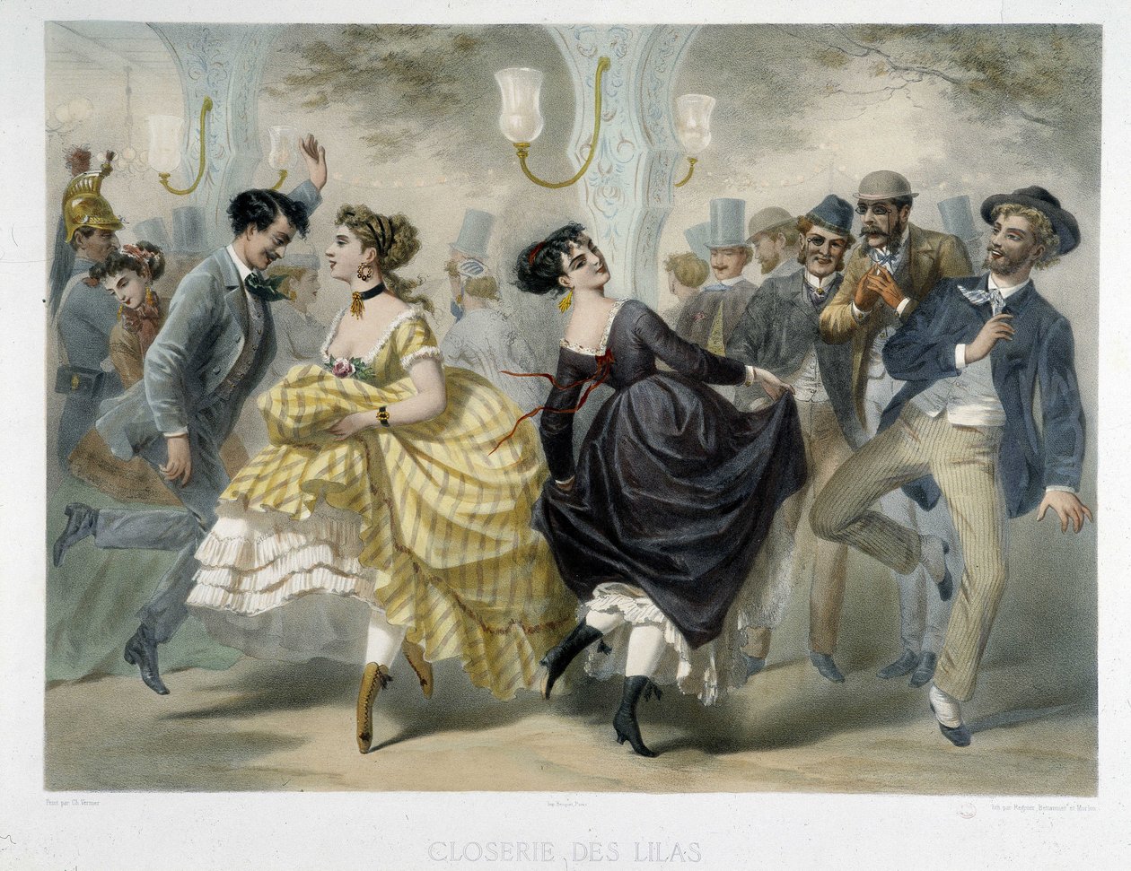 Ball at the Closerie des Lilas, circa 1860 by Unknown artist