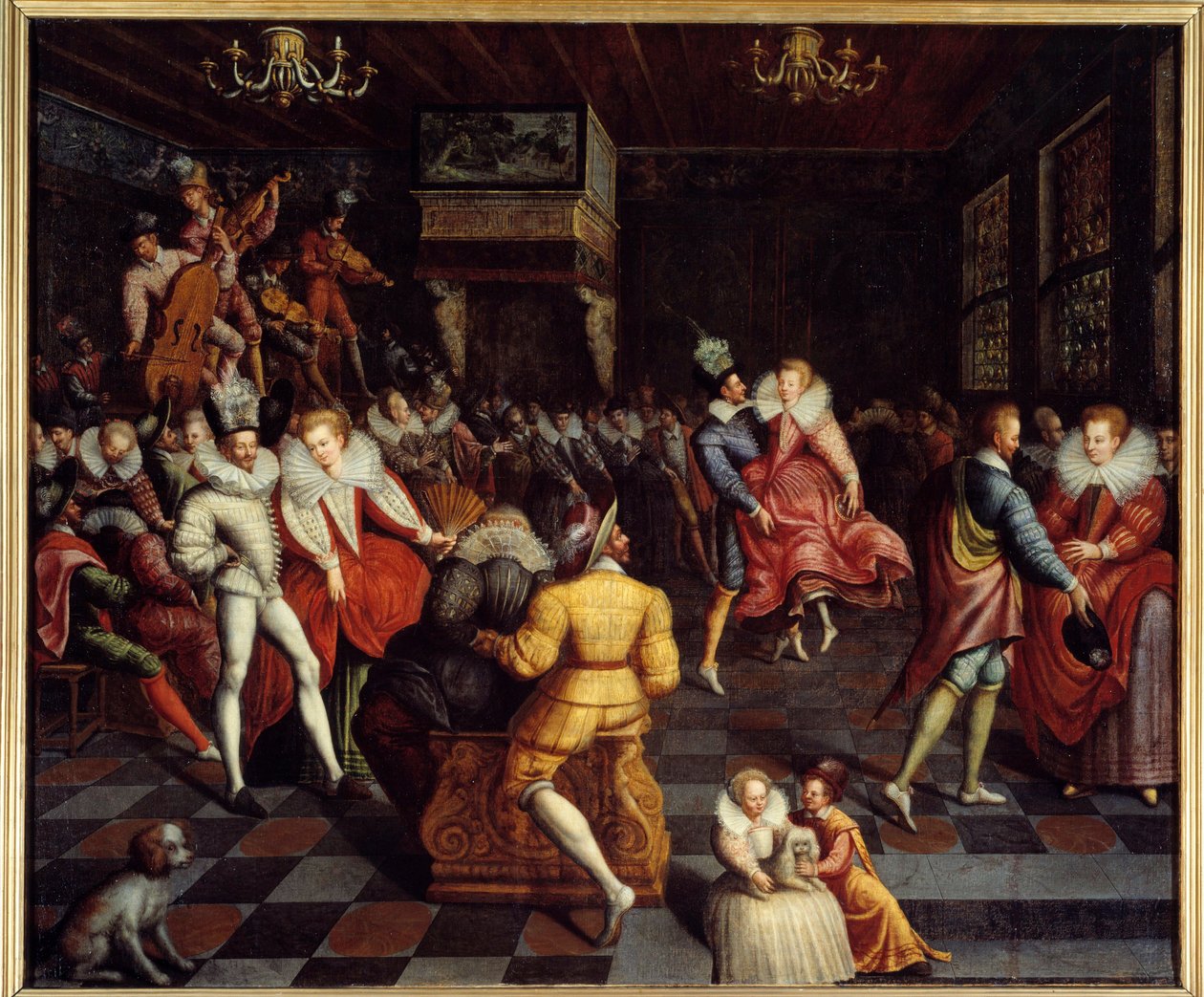 Ball at the court of Valois (Anonymous painting, 16th century) by Unknown artist