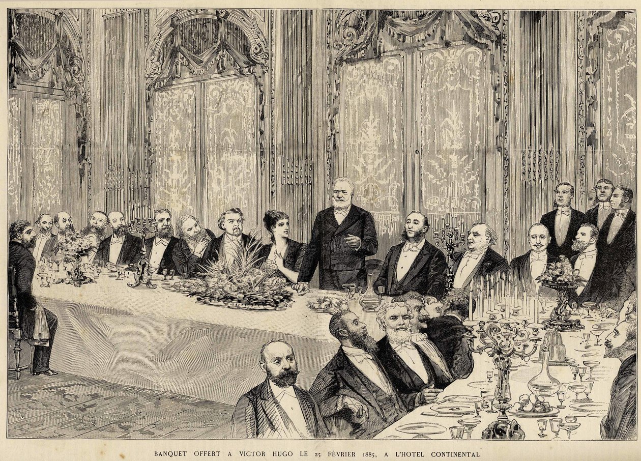 Banquet offered to Victor Hugo on February 25 by Unknown artist