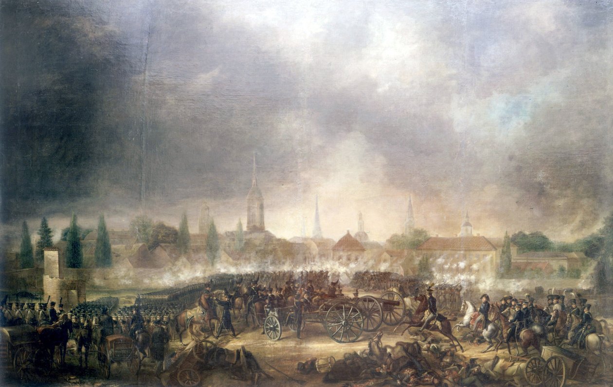 Battle of Leipzig (Battle of Nations), October 16-19 by Unknown artist