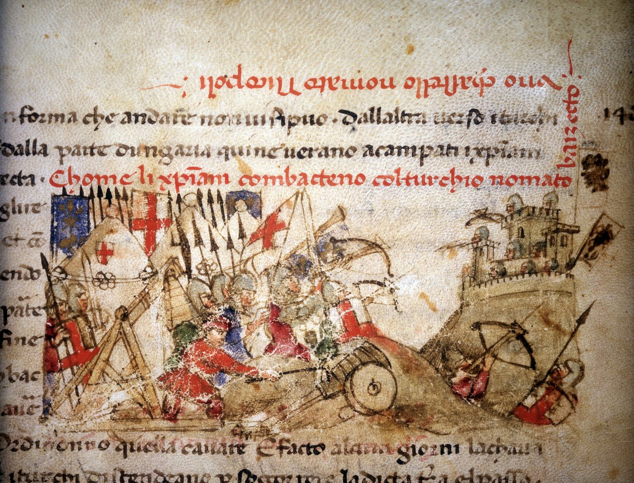 Battle of Nicopolis: Defeat of Christians by Bayazid I (Turkey), on 28/09/1396 - in 