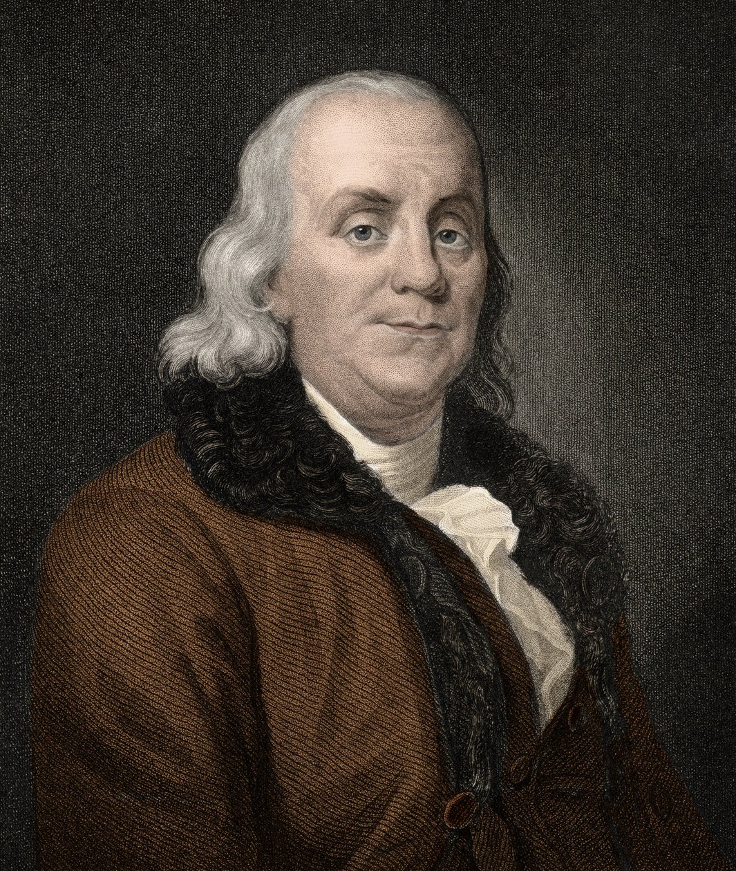 Portrait of Benjamin Franklin (engraving) by Unknown artist