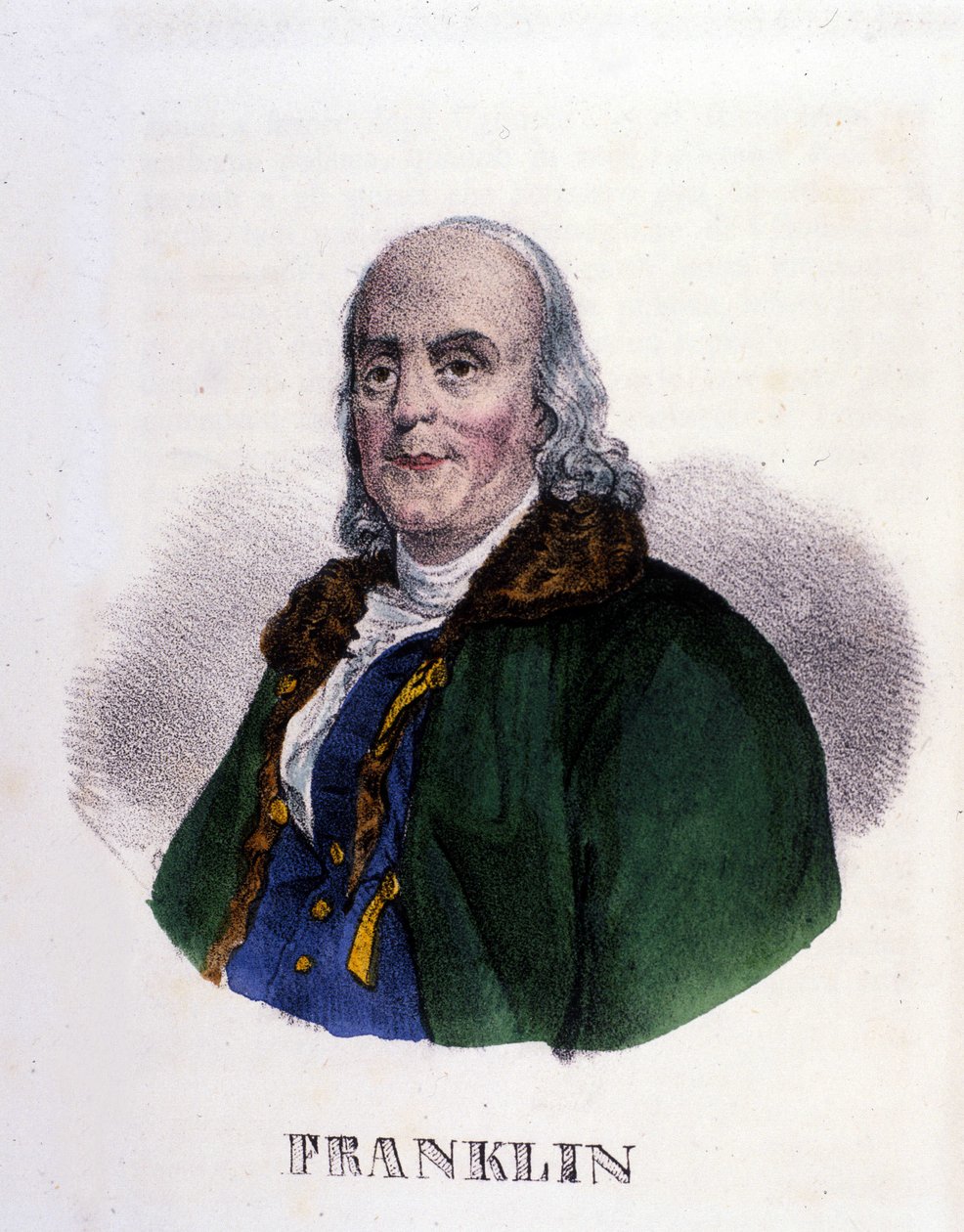 Benjamin Franklin (1706-1790), American Philosopher, Physicist, and Ambassador by Unknown artist
