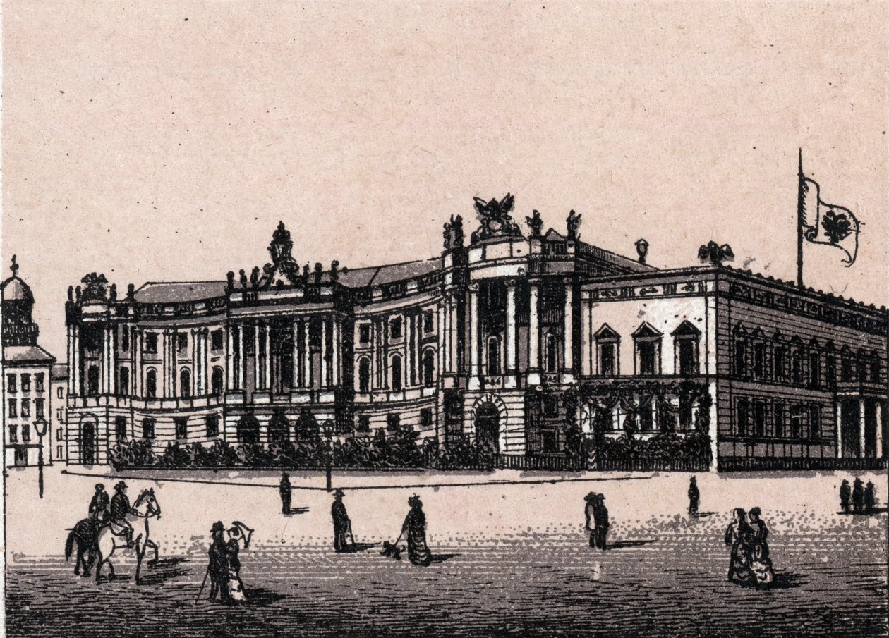 Berlin, Germany: view of the Imperial Palace. in 