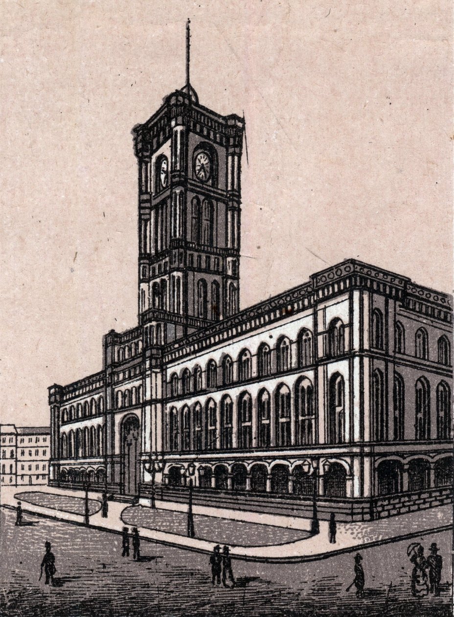 Berlin, Germany: view of the Town Hall in 